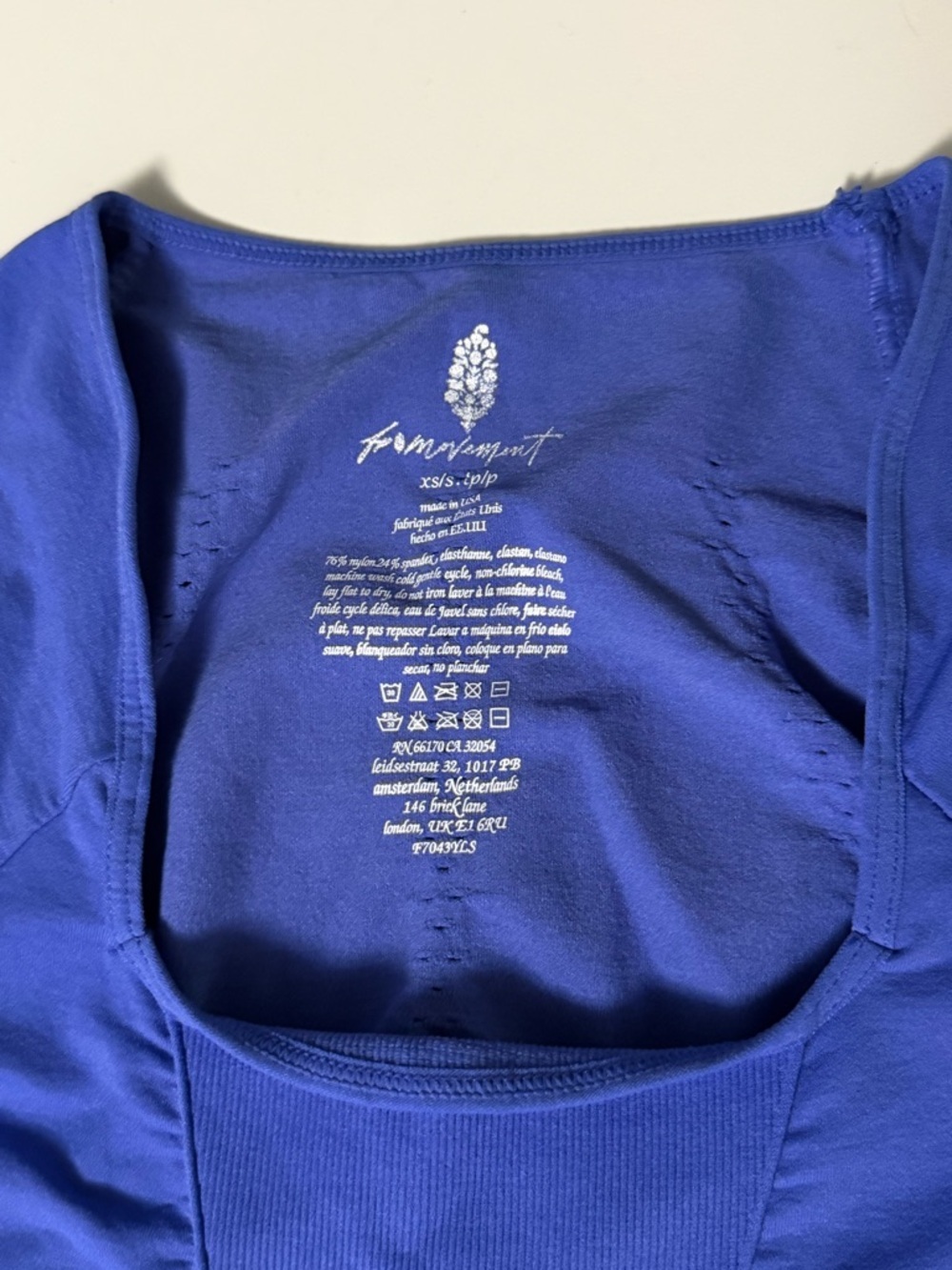 NWOT Free People Movement Good Karma Long Sleeve Onesie Size XS/S - Picture 6 of 12